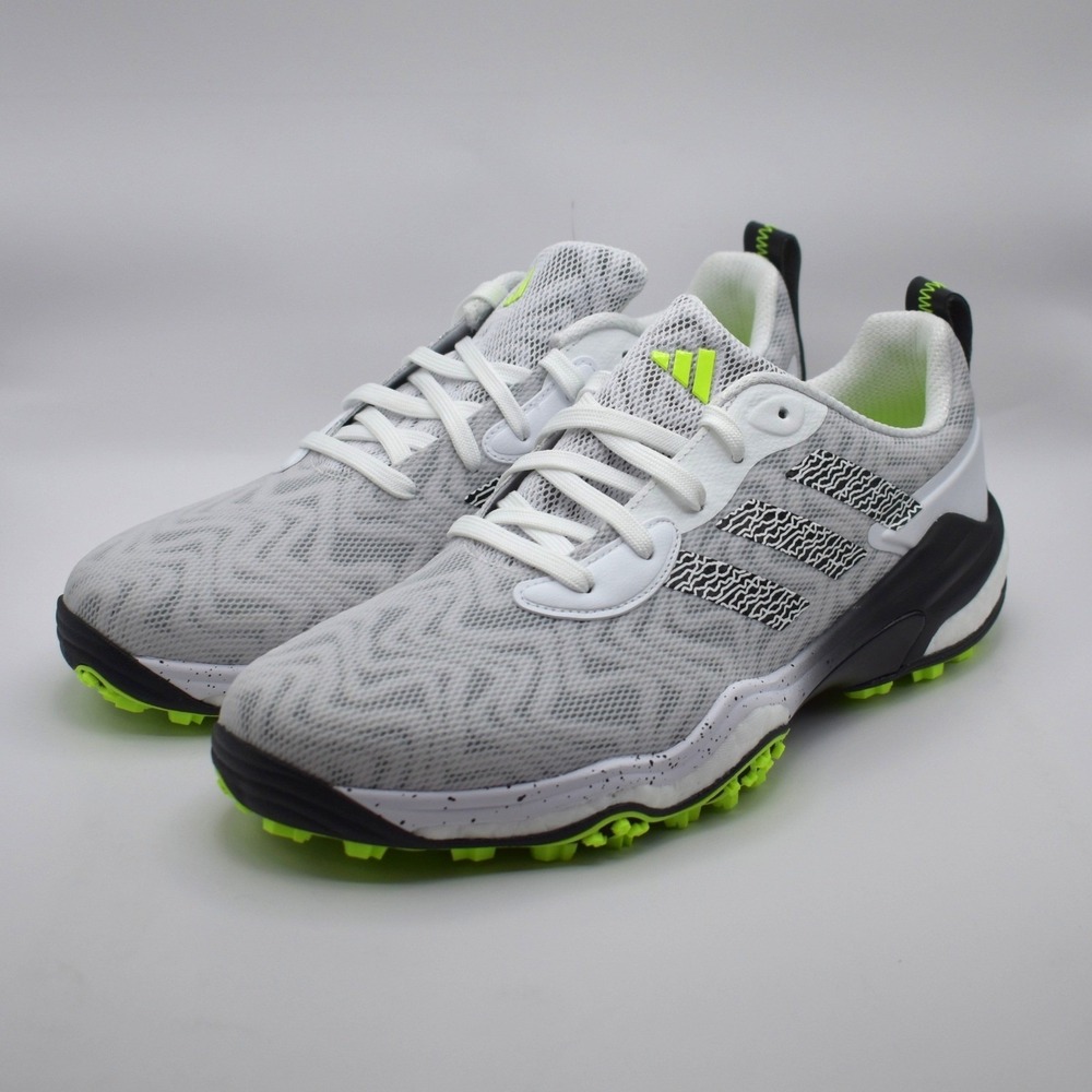 adidas CodeChaos 25 Spikeless Golf Shoes Mens 12.5 White Black Yellow NWT IF3268